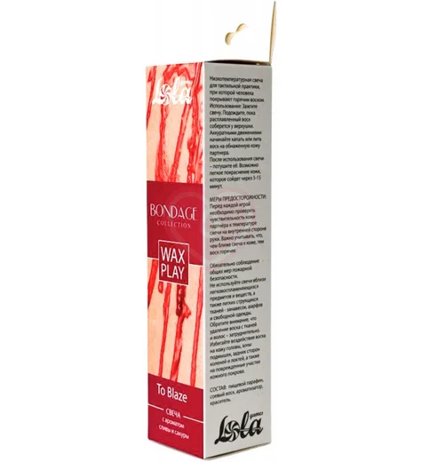 Восковая свеча Wax Play To Blaze с ароматом сливы и сакуры фото 6