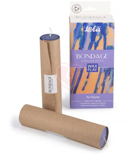 Набор из 2 восковых свечей Wax Play To Flame с ароматами цветов и специй фото 2