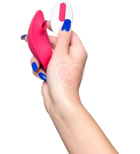 Вакуумно-волновой стимулятор с пультом ДУ Jos Pimpit розовый фото 10