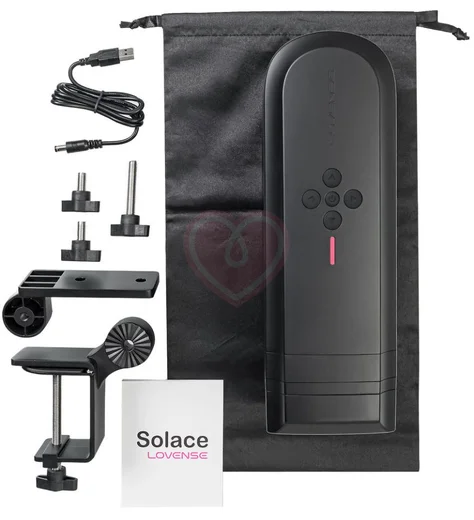 Мастурбатор с управлением через приложение Lovense Solace чёрный фото 5