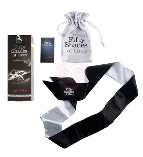 Повязка на глаза '50 оттенков серого' All Mine Deluxe Blackout Blindfold фото 2