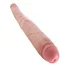 Фаллоимитатор двухсторонний гибкий King Cock Tapered Double Dildo 43 см телесный фото 2