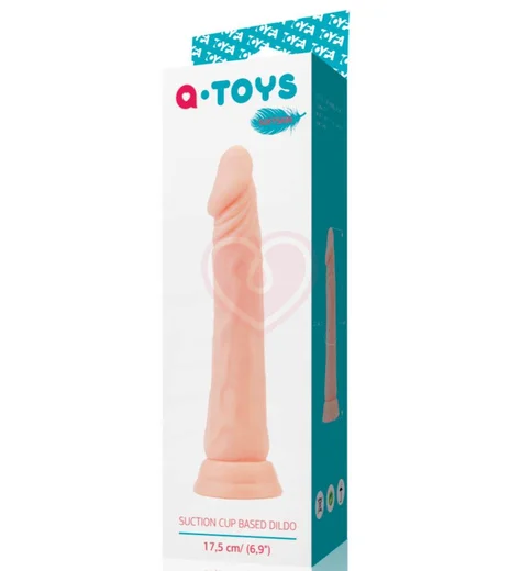 Реалистичный фаллоимитатор с присоской ToyFa A-Toys 19 см фото 2