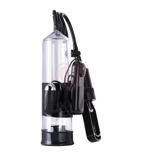 Вакуумная вибропомпа с пультом ToyFa A-Toys 22 см чёрная фото 2