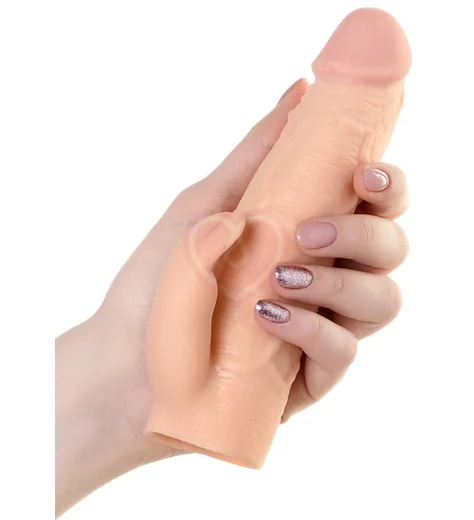 Насадка на член с кончиком для клиторальной стимуляции Toyfa Xlover фото 3