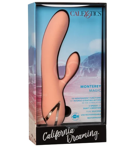 Вибратор Monterey Magic с подвижным клиторальным стимулятором фото 2