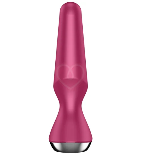 Анальная вибропробка Satisfyer Plug Ilicious 2 с приложением розовая фото 3