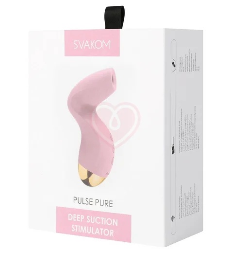 Вакуумный клиторальный стимулятор Svakom Pulse Pure нежно-розовый фото 2