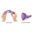 Изогнутый фаллоимитатор Strap-On-Me Dildo Plug Curvy размер L 15 см фиолетовый фото 3