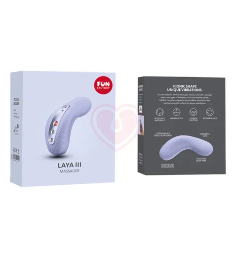 Клиторальный вибратор Fun Factory Laya III фиолетовый фото 5