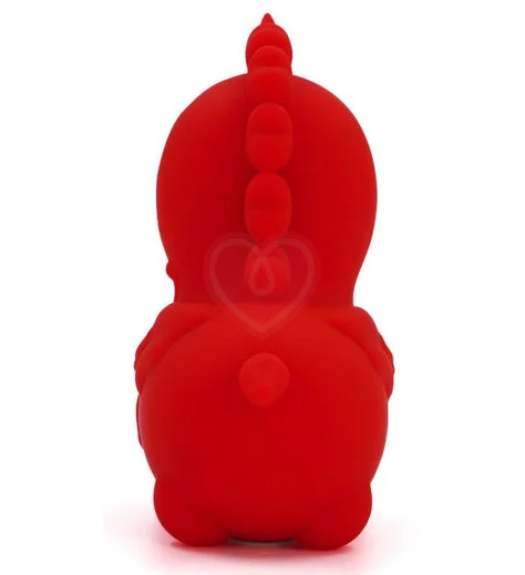 Клиторальный вибратор Unihorn Cupid's Beau с функцией пульсации красный фото 4