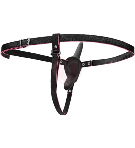 Страпон на креплении Black Red by Toyfa чёрный фото 2