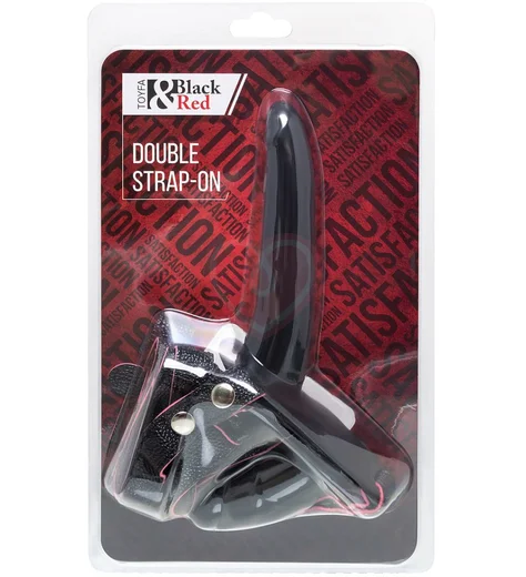 Страпон на креплении Black Red by Toyfa чёрный фото 4