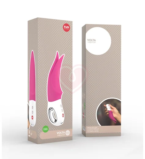 Вибратор с кончиками для стимуляции клитора Fun Factory Volta ежевичный фото 2