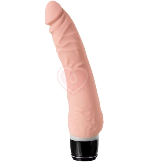 Силиконовый реалистичный вибратор Toyfa A-toys 17 см телесный фото 3