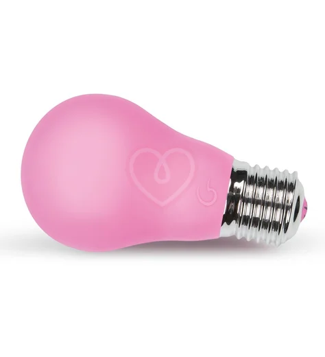Силиконовая лампочка с вибрацией Gvibe Gbulb розовая фото 2