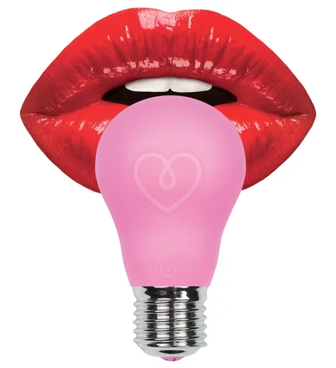 Силиконовая лампочка с вибрацией Gvibe Gbulb розовая фото 3