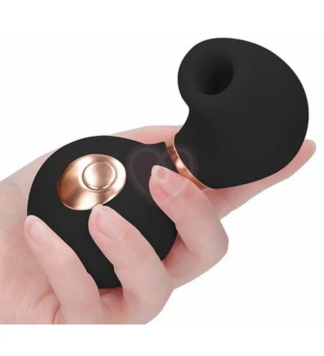 Клиторальный стимулятор с вибрацией Irresistible Invincible чёрный фото 4