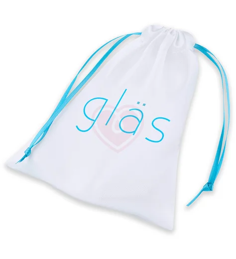 Стеклянная анальная пробка Glas Classic прозрачная фото 7