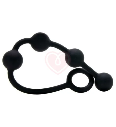 Анальная цепочка Nexus Excite S чёрная фото 2