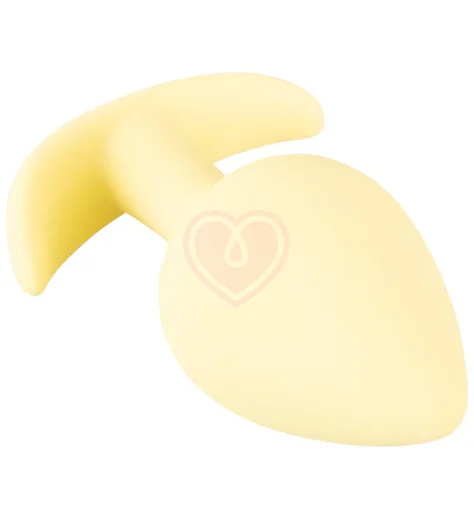 Анальная мини-пробка Cuties Plugs желтая фото 4