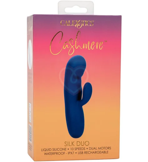 Вибратор с клиторальным кончиком Cashmere Silk Duo фото 5