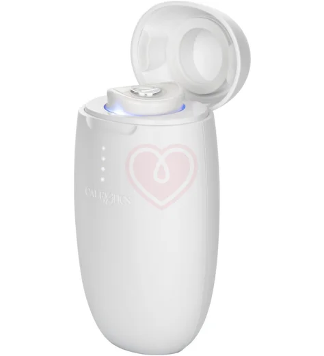 Самодизенфицирующаяся вибропуля с зарядным футляром MyPod белая фото 3