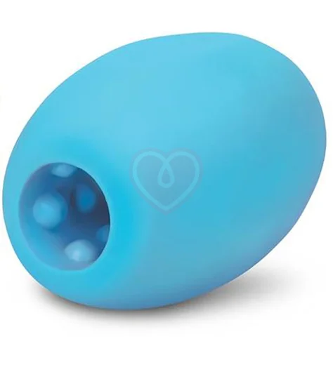 Мастурбатор Mini Bubble голубой фото 2