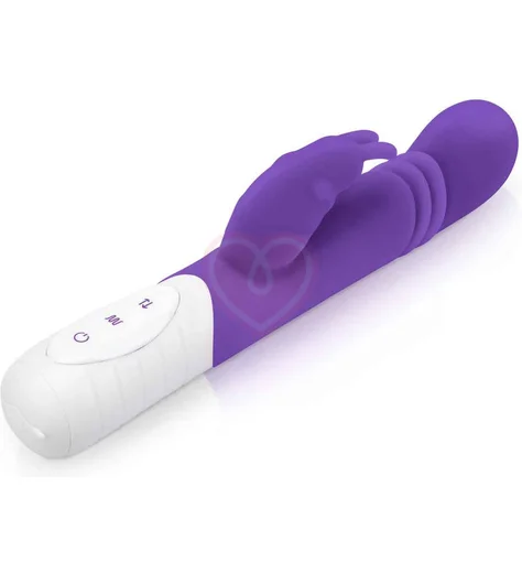 Вибратор-кролик с пульсирующей головкой Slim Shaft Thrusting G-Spot Rabbit фиолетовый фото 9