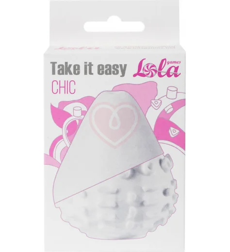 Мужской мастурбатор Take it Easy Chic белый фото 3