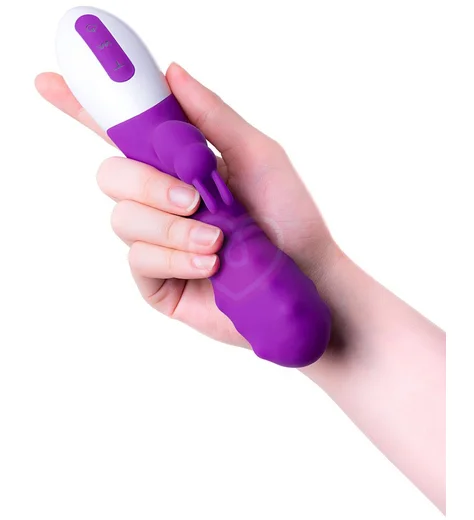 Вибратор-кролик с пульсирующими шариками Jos Taty фиолетовый фото 6