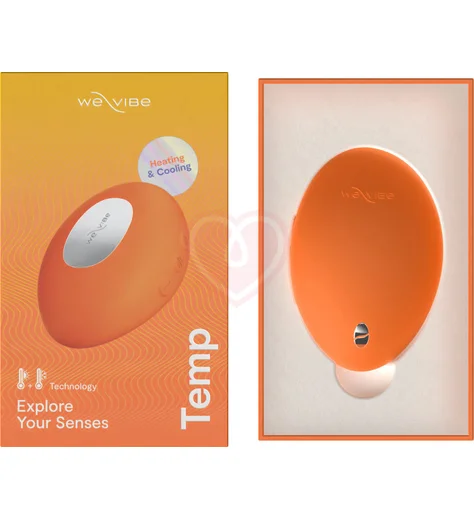 Вибратор для клитора We-Vibe Temp с функциями нагрева и охлаждения оранжевый фото 18