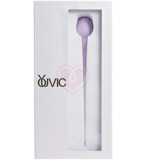 Гибкий вибратор Роза Youvic фиолетовый фото 5