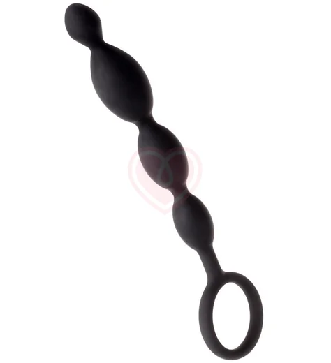 Анальная цепочка со звеньями Toyfa A-toys S чёрная фото 6