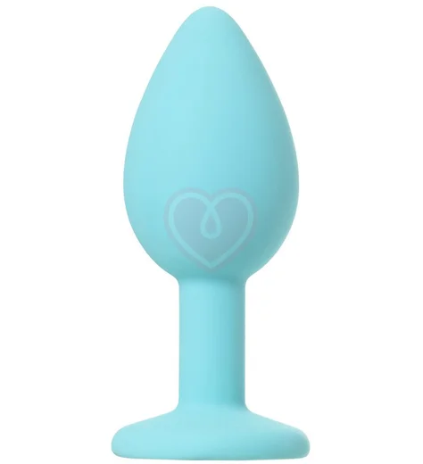 Анальная пробка с кристаллом ToDo Brilliant бирюзовая фото 4