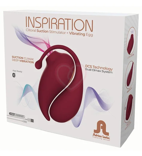 Набор из виброяйца и вакуумного стимулятора Inspiration фото 6