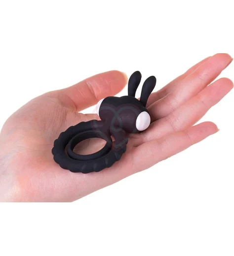 Эрекционное виброкольцо JOS Bad Bunny чёрное фото 4