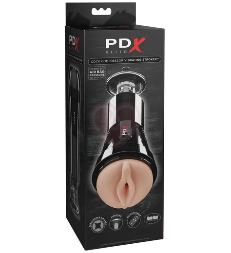 Вибромастурбатор с технологией воздушной подушки Cock Compressor Vibrating Stroker фото 4