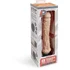 Реалистичный вибратор PowerCocks Girthy 20 см телесный фото 4