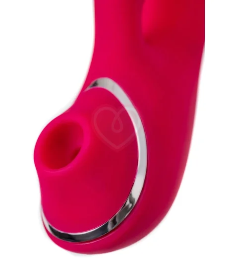 Многофункциональный вибратор-кролик с вакуумно-волновой стимуляцией Jos Doobl розовый фото 6