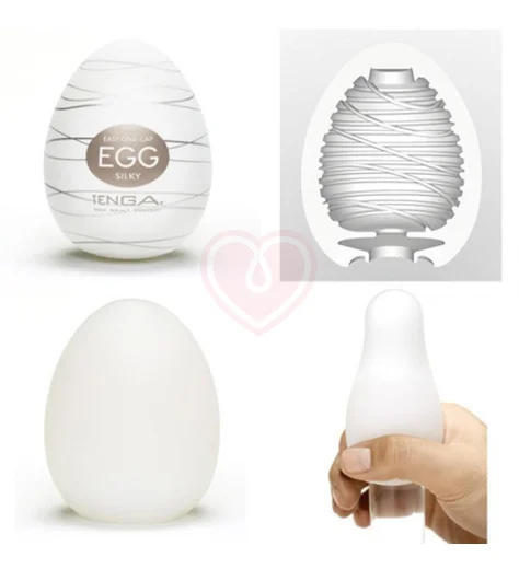 Мастурбатор яйцо Tenga Egg Silky фото 2