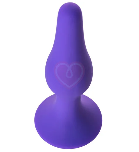 Силиконовая анальная пробка ToyFa A-Toys небольшая фиолетовая фото 5