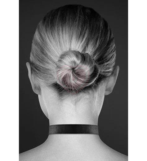 Чокер с замком сердце Bijoux Pour Toi чёрный фото 2