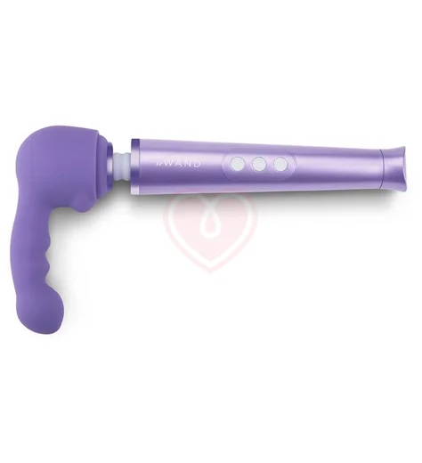 Утяжелённая насадка для массажёра Le Wand Petite Ripple фиолетовый фото 3