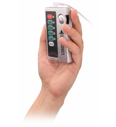 Пробка с отверстием и электростимуляцией Shots Hollow Butt Plug фото 3