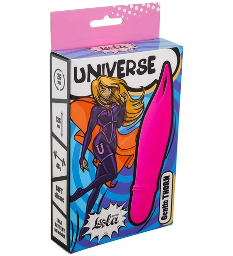 Мини-вибратор Universe Gentle Thorn розовый фото 3