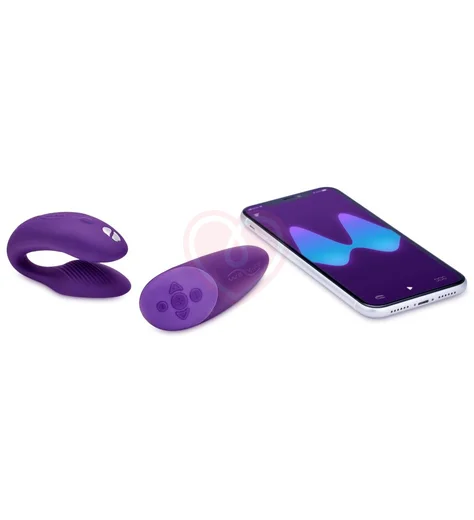 Парный вибратор с сенсорным пультом управления We-Vibe Chorus фиолетовый фото 7