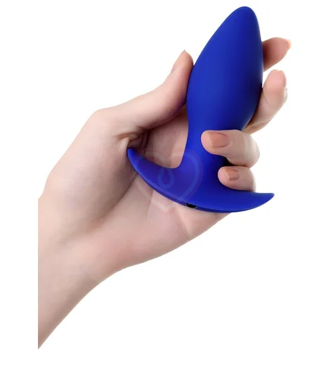 Анальная вибропробка ToDo Fancy синяя фото 3