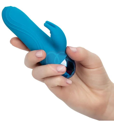 Мини-вибратор с клиторальным стимулятором Tremble Please фото 3