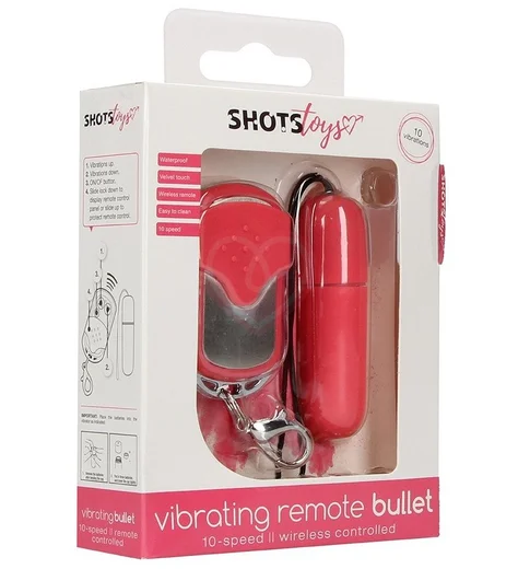 Вибропуля с пультом управления Remote Vibrating Bullet розовая фото 4